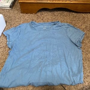 Blue short sleeved tee